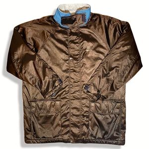 Vintage 90s Nike Sherpa Lined Jacket SIZE:L